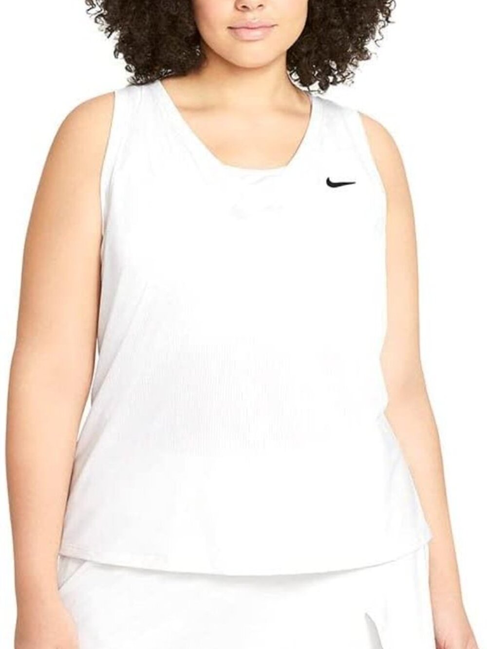 Nike Court Victory DriFit White Athletic Tank Top